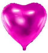 Balón srdce tmavoružové