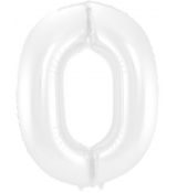 Balón číslo 0 biely 86cm