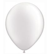 Balón perleťový biely 30cm